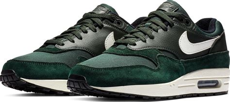 nike air max 1 wit groen